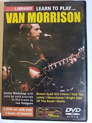 LICK LIBRARY Learn To Play VAN MORRISON Brown Eyed Girl Gloria Lesson GUITAR DVD • $17.99