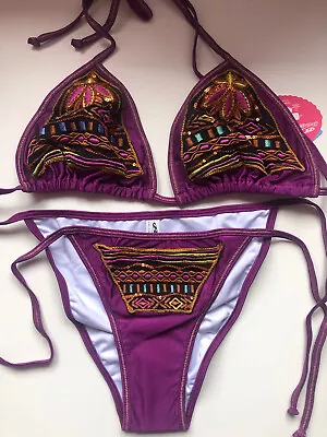 Babalu Colombia Bikini Large Purple  • $7.58