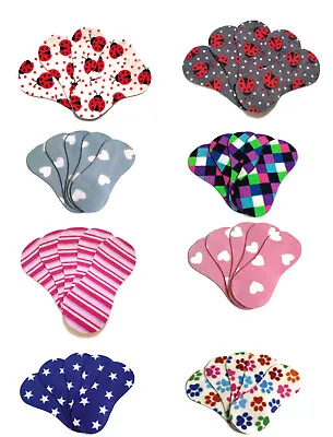 Fleece Nappy Liners Reusable Washable For Cloth Nappies Various Designs X5 • £3.75