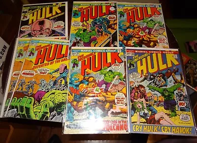 Marvel Comic LOT The Incredible Hulk #150 170 173 187 188 Bronze Age • $40