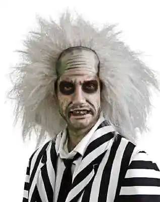 Beetlejuice Wig Ghost Zombie Mad Scientist Halloween Adult Costume Accessory • $19.77