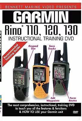 Garmin Rino GPS 110 120 130 (DVD) • $23.95