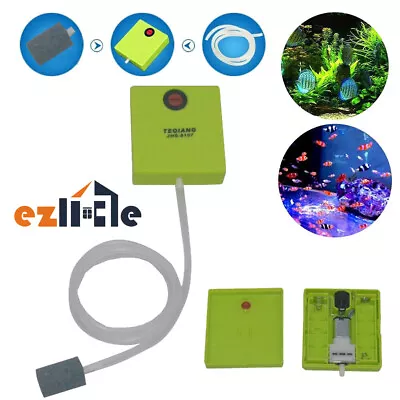 $12.99 • Buy Fish Tank Air Pump Oxygen Air Pump Battery Operated Mini Aquarium Oxygen Pump