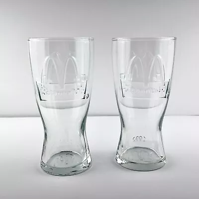 McDonald's Collectible Glasses Clear Tumbler Glass Lot Of 2 1992 Vintage • $12.05