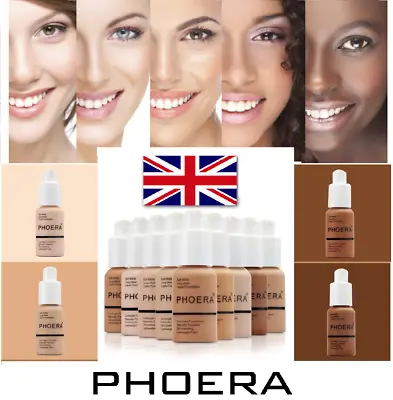 £1.99 • Buy PHOERA® Foundation Concealer Full Coverage Makeup Matte Brighten Long Lasting UK