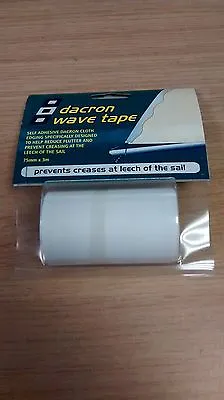 Dacron Wave Tape Leech Edging Cloth Sail Sailing Yacht  PSP3 • $62.52