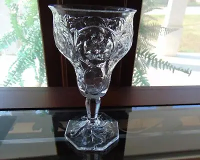 Rock Crystal Clear By McKee Depression Glass 8 Oz Goblet • $14.99
