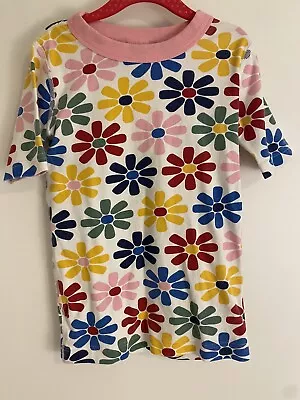 Hanna Andersson Girls Floral Pajama Set - Size 8 (130cm) • $19.98
