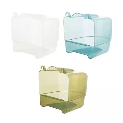 £8.65 • Buy TRIXIE Bird Bath Semi-Circle Budgie Canary, Finches Large Plastic Cage Water Tub