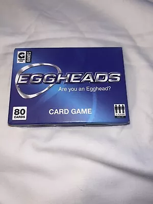 Eggheads Card Game  By Marks And Spencer (New And Unused) Age 14+ • £4