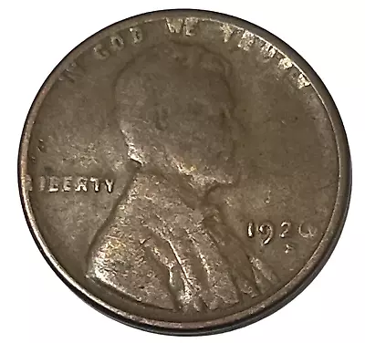 1926-S Lincoln Wheat Cent Penny US 1c Type Coin KM# 132 Lot B3-354 Low Mintage • $8.95