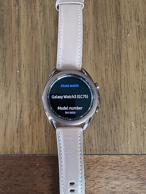 Samsung Galaxy Watch 3 41 Mm Stainless Steel Bronze (SM-R850) Leather Band • $49.95