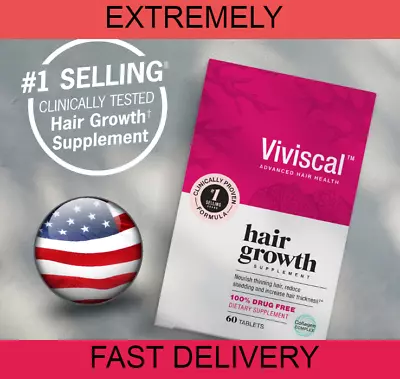 180 Tablets Viviscal Professional Hair Care Supplement Men Women Strong Growth • $89.67