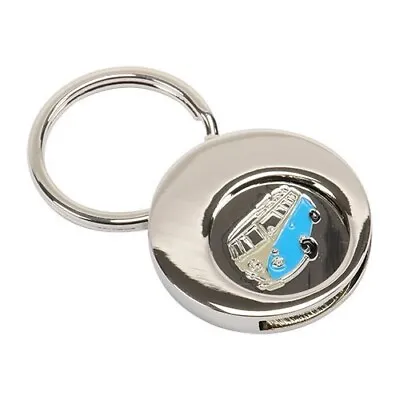 VW Key-Ring With Kombi Split Logo Trolley Chip Genuine 231087010BJKA • $24.86