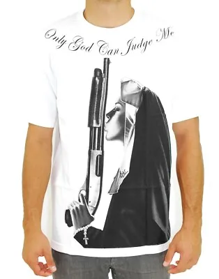 Mafioso Men's Sisters Keeper Short Sleeve T Shirt White   Nun Crew Clothing A... • $26.24