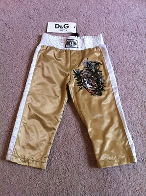 D & G Junior Muay Thai Pants Sweatpants Boxers Nwt 100% Authentic • $69