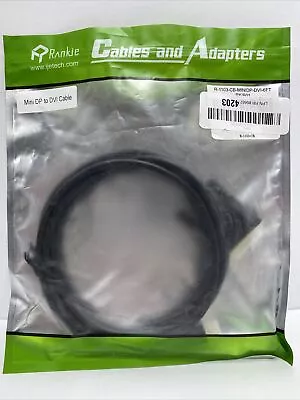 Rankie Mini DisplayPort (Mini DP) To DVI Cable Thunderbolt Port Compatible  • $2.66