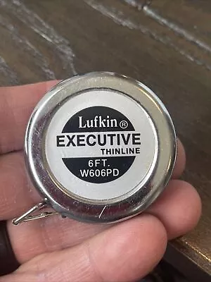 Vintage Lufkin Executive Thinline 6 Ft. W606 Tape Measure • $12