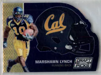 2016 Panini Prizm Collegiate Draft Picks Helmet Die-Cuts Marshawn Lynch #27 • $10.99