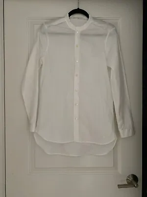 Marie Marot Women’s Long Sleeve White Cotton Button Down Blouse Size Small New • $99.99