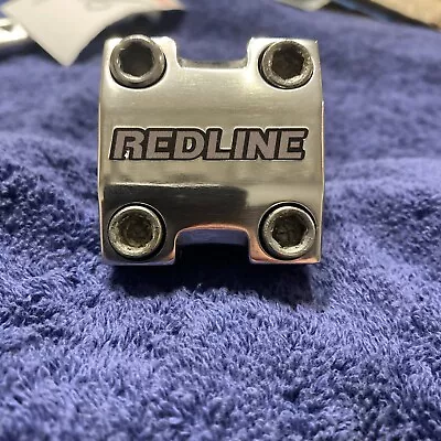 Redline Bmx Stem 1 1/8 Redline Mid School. Polished Finish • $50