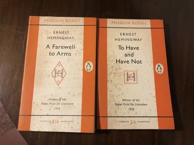£2.99 • Buy Ernest Hemingway Penguin Books (2)