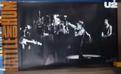 U2 Rattle And Hum Vintage US Promo Poster 20  X 34  VG Unused • $3