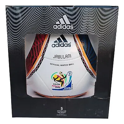 JABULANI ADIDAS SOCCER MATCH BALL FIFA WORLD CUP 2010 SOUTH AFRICA Size 5 • $39.99