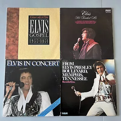 Elvis Presley Vinyl LP Lot - 4 LP Record • $7.50