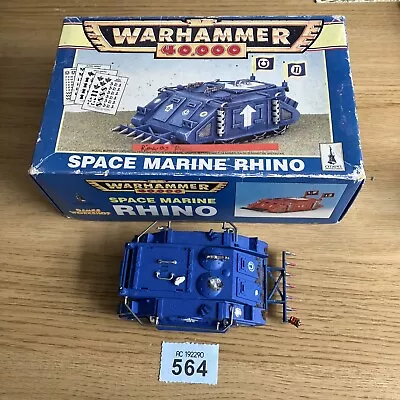 Original Warhammer 40k Rogue Trader Rhino Tank Vintage 80s Imperial Guard OOP GW • £29.99