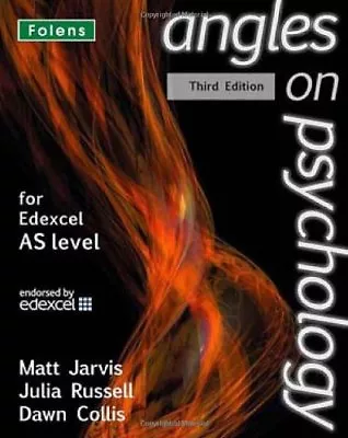 Angles On Psychology For Edexcel AS Level By Julia Russell Matt Jarvis Dawn C • £3.62