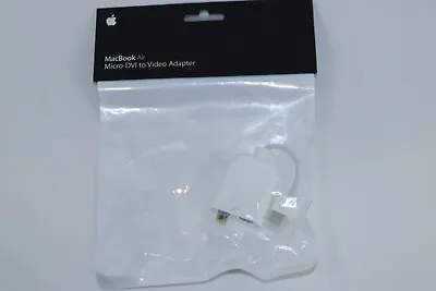 GENUINE OEM APPLE MACBOOK AIR Micro-DVI To Video Adapter MB202G/A NEW • $9.77