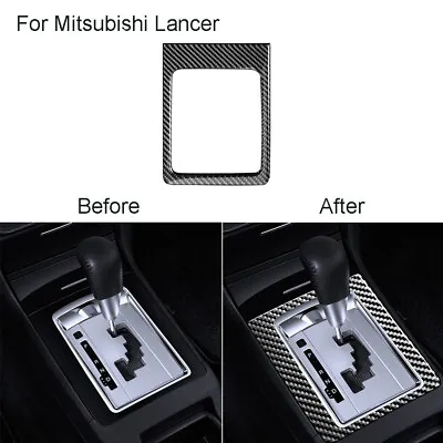 For Mitsubishi Lancer 2008-2015 Carbon Fiber Manual Gearbox Cover Trim TypeC • $13.89