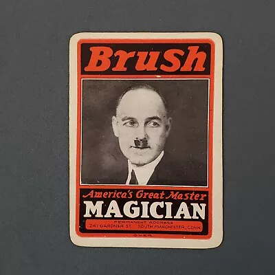 Vintage Magic Edwin Brush Throw-Out Card • $29.35