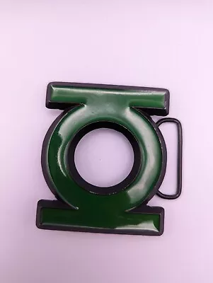 GREEN LANTERN LOGO METAL BELT BUCKLE Justice League Society Comic Con Cosplay • £11.99