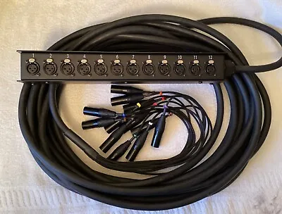 Stagebox To Male XLR Tails / 12 Way / Used / Fully Working / Quality Build • £175