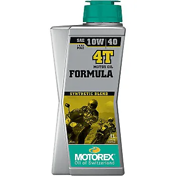 MOTOREX FORMULA SYNTHETIC BLEND 4T ENGINE OIL - 10W-40 - 1 Liter 198480 • $22.12