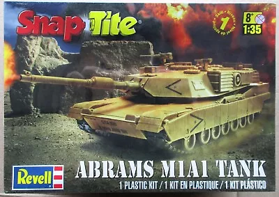 Revell M1A1 ABRAMS TANK US Army 1/35 Snap Tite Model Kit SEALED • $22.99