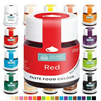 £5.29 • Buy Squires Kitchen Food Colouring Paste Gel 20g Ideal 4 Sugarpaste Buttercream Etc