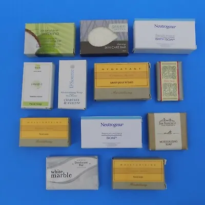 $7.19 • Buy Lot Of 12 ~ Vintage Assorted Travel/Mini Hotel Size Soap Bars ~ Unopened NOS