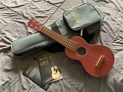 Martin Ukulele 0X HPL Red Bamboo Soprano W Upgraded Gotoh UPT Tuners • $500