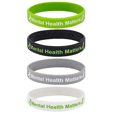 (X1) MENTAL HEALTH MATTERS Awareness Bracelets Wristband Every Mind Matters  • £2.99