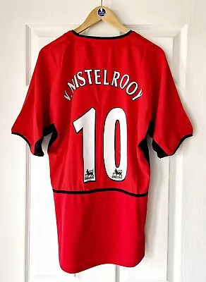 Genuine Vintage Man Utd Home Shirt 2002/04 - Adult Medium - VAN NISTELROOY -BNWT • $184.97