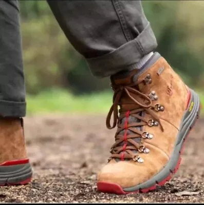 Danner Men’s 62241 Mountain 600 Hiking Boots 4.5 Inch Brown Red US 11.5 UK 11 • $129.95