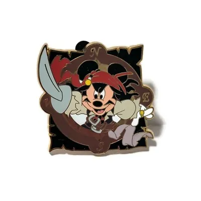 Disney Pin 2011 Disney Pirates Mystery Mickey Mouse Jack Sparrow Compass Ride • £11.82