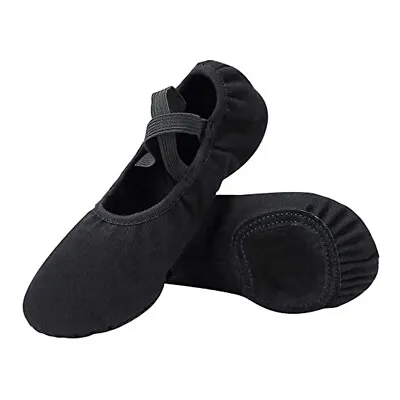 Women And Girls' Ballet Shoes Gymnastics Yoga Dance Slipper Split-Sole • $9.99