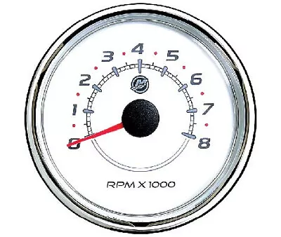 New Mercury Mercruiser Quicksilver Oem Part # 79-8M0069419 Tach 8K 85Mm Wht • $123.44