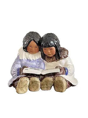 C Alan Johnson 1988 Molly And Sue Alaskan Eskimo Figurine • $225