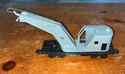 B 0-027 Vintage Marx O Scale Grey Crane Train At New York Central Systems Gauge • $15