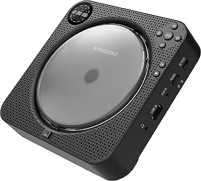 Wall Mountable Portable CD Player With Speakers | Bluetooth Personal CD Player W • £57.01